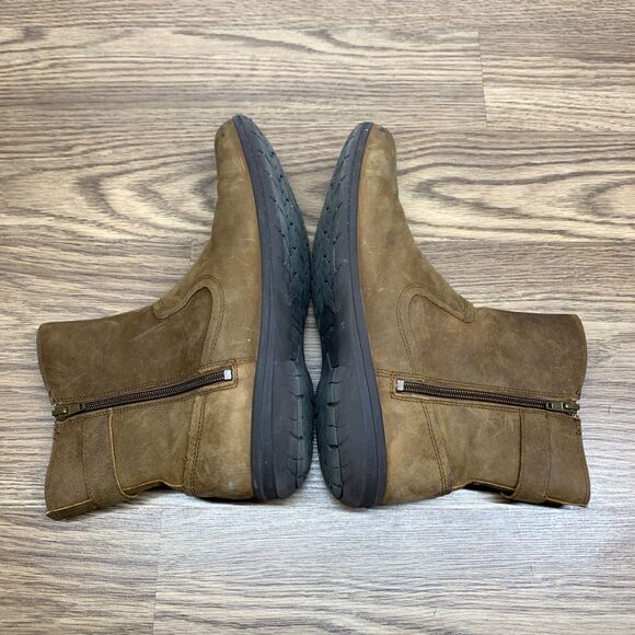 Merrell Boots Encore Kassie Ankle Brown Leather Waterproof Women's 8.5 J95326 - Picture 6 of 10